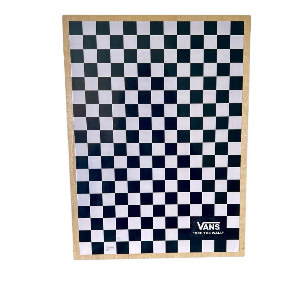 NEW Vans Off the Wall Exclusive Limited Edition Wooden Backgammon Board Game